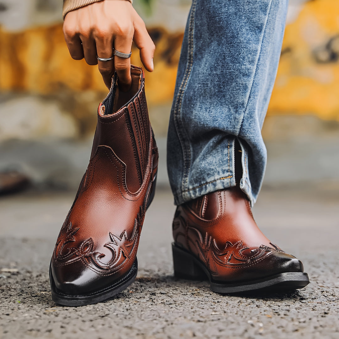 THEODORE BENNETT WESTERN LEATHER BOOTS