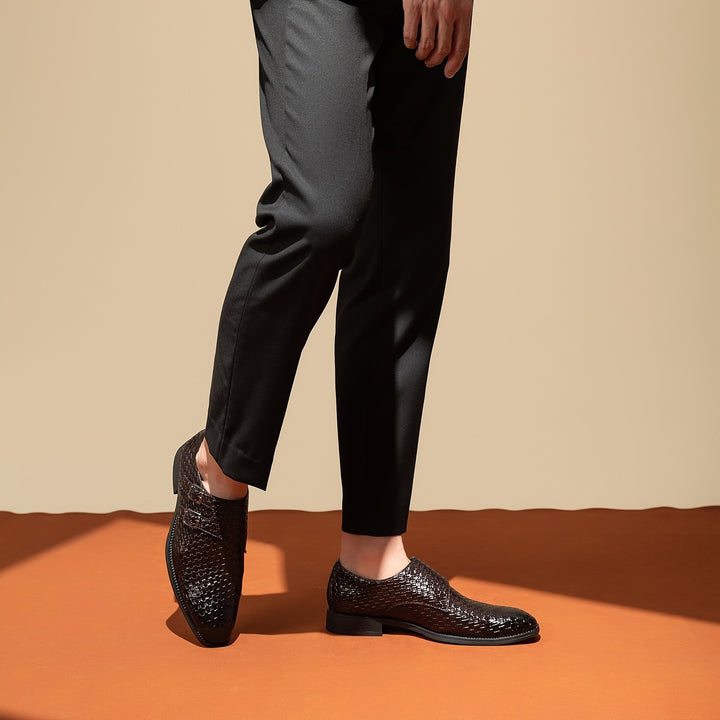 NATHANIEL PIERCE DOUBLE MONK STRAP LOAFERS