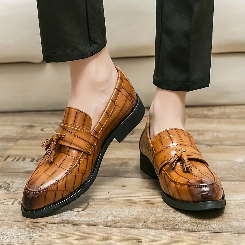 LOUIS BEAUMONT LEATHER DRESS SHOES