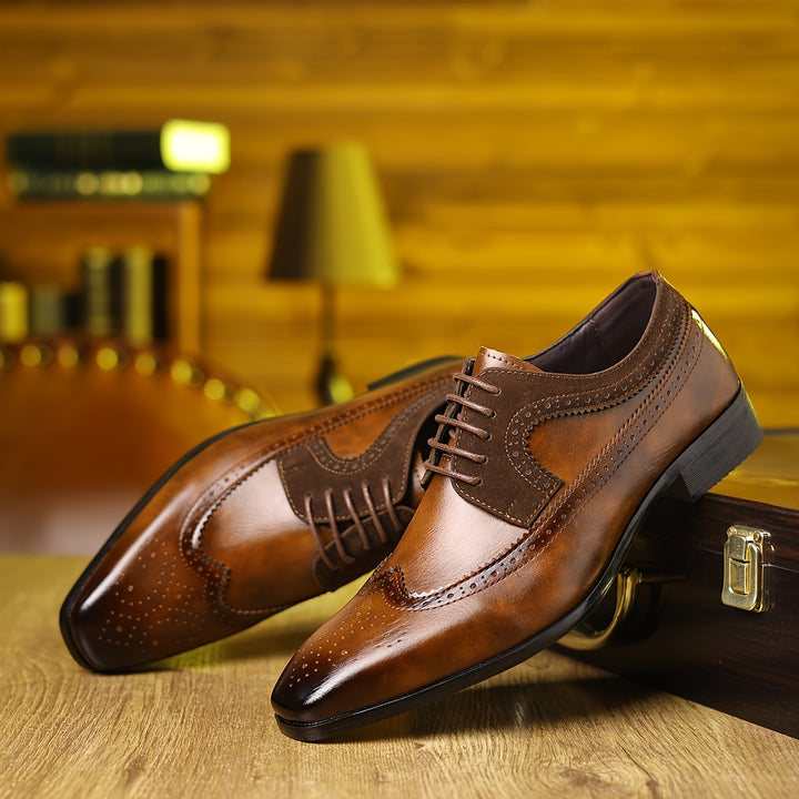 ALEXANDER PRESCOTT LEATHER DRESS SHOES