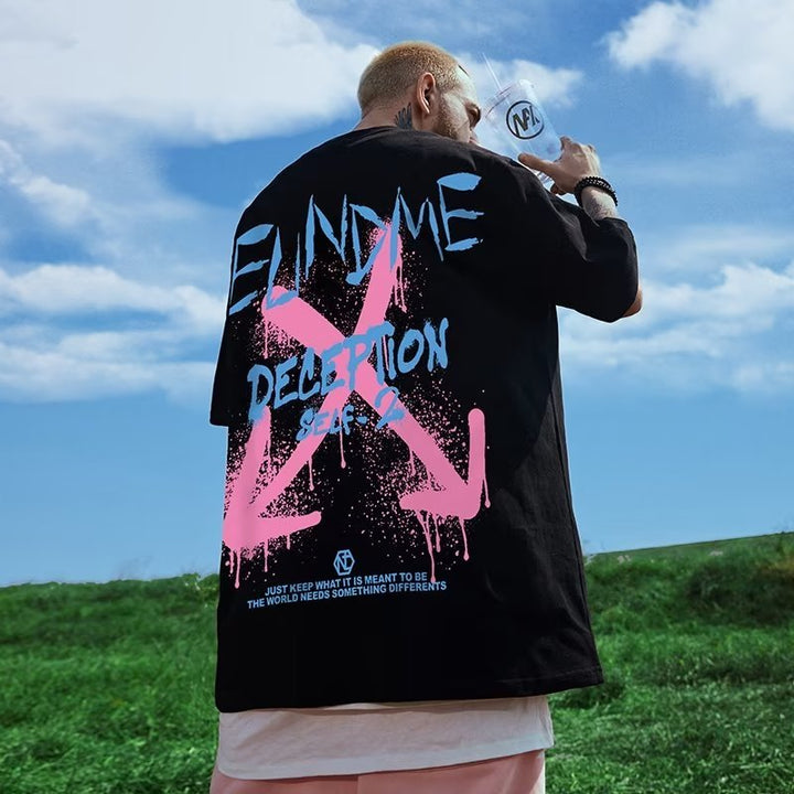 "EUNDME DECEPTION" - OVERSIZED T-shirt